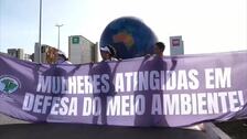 Ambientalistas brasileñas protestan contra el proyecto de ley "de la devastación"