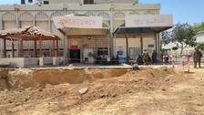 Ejército israelí muestra un túnel bajo un hospital en Jan Yunis en el que dice haber matado al líder de Hamás