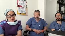 La carrera de obstáculos de un bebé prematuro operado del corazón en pleno apagón