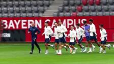 Portugal entrena en Múnich antes de su partido frente a España